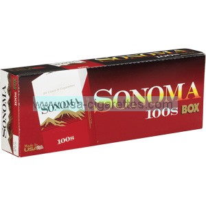 Sonoma Red 100's cigarettes